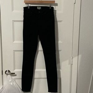 Agolde Black Ripped Skinny Jeans